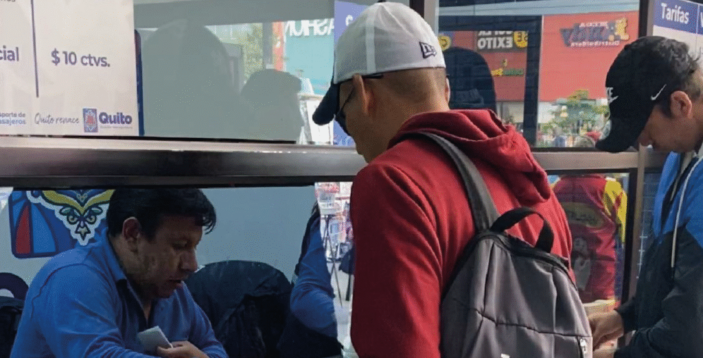 Usuario en la Estación