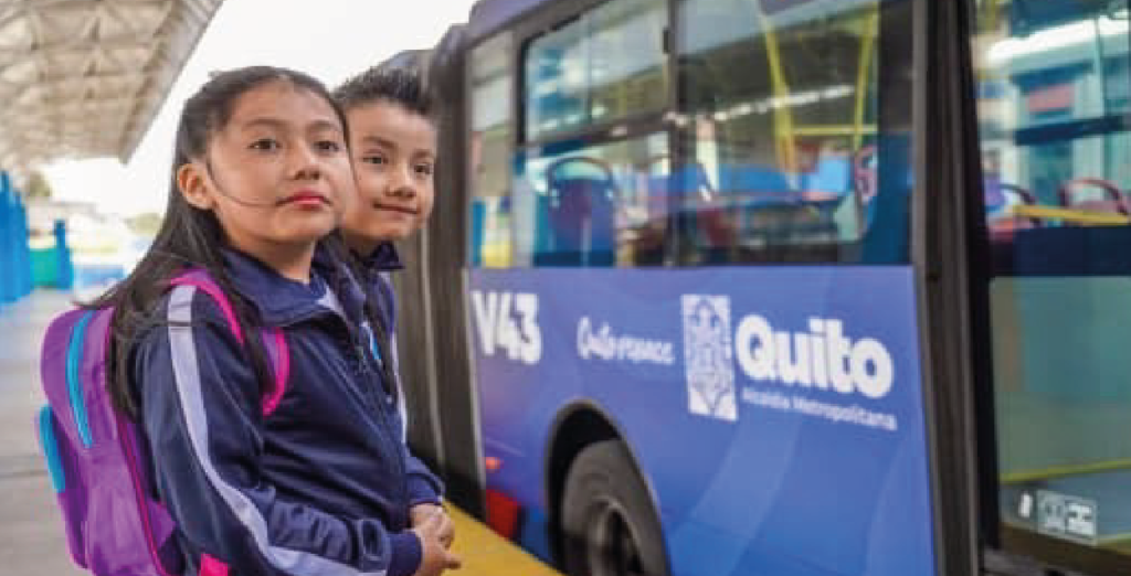 Estudiantes del Expreso Escolar