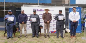 Evento de graduación de operadores de canes